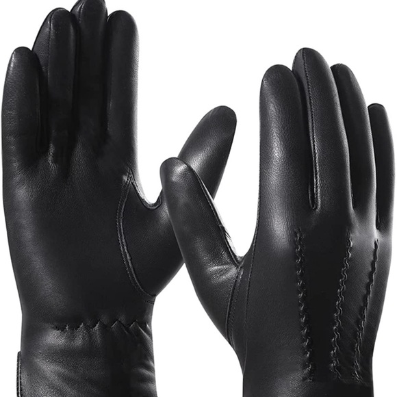 🌟𝖡𝖱𝖠𝖭𝖣 𝖭𝖤𝖶! Harssidanzar Leather Gloves for Men (100% Cashmere Lined)🌟 - Picture 1 of 4